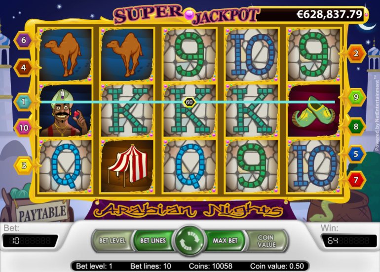 Slot machine Arabian Nights